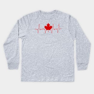 Feel the Heartbeat Kids Long Sleeve T-Shirt